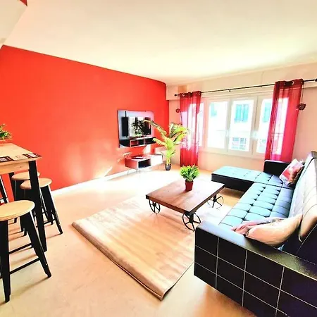App 5 - T3 Hyper Centre Lumineux Et Calme 5min Gare Appartement